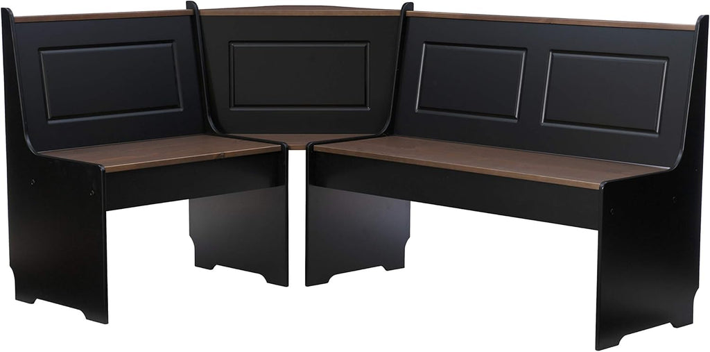 Black and Pecan Breakfast Dining Set G63451