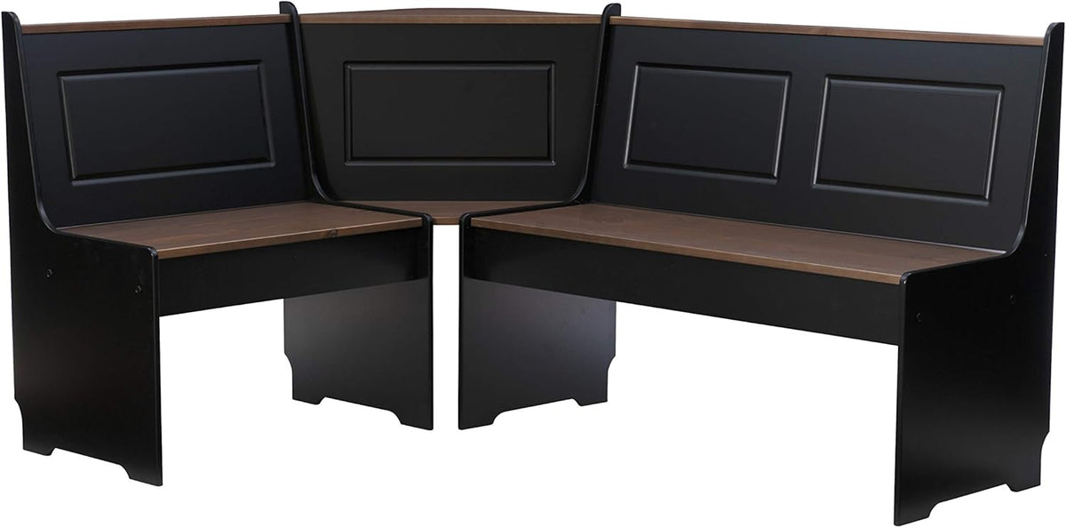 Black and Pecan Breakfast Dining Set G63451