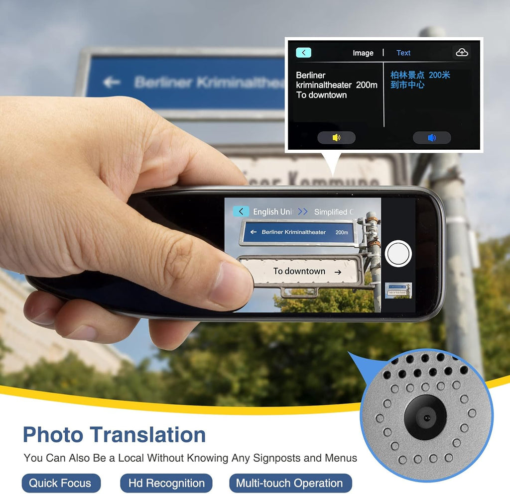 112 Languages Translation Pen with 3.0 Inch Touch Screen F811517