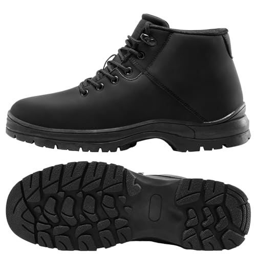 Mens Lightweight Water Resistant Mid Ankle Hiking Boots D8155