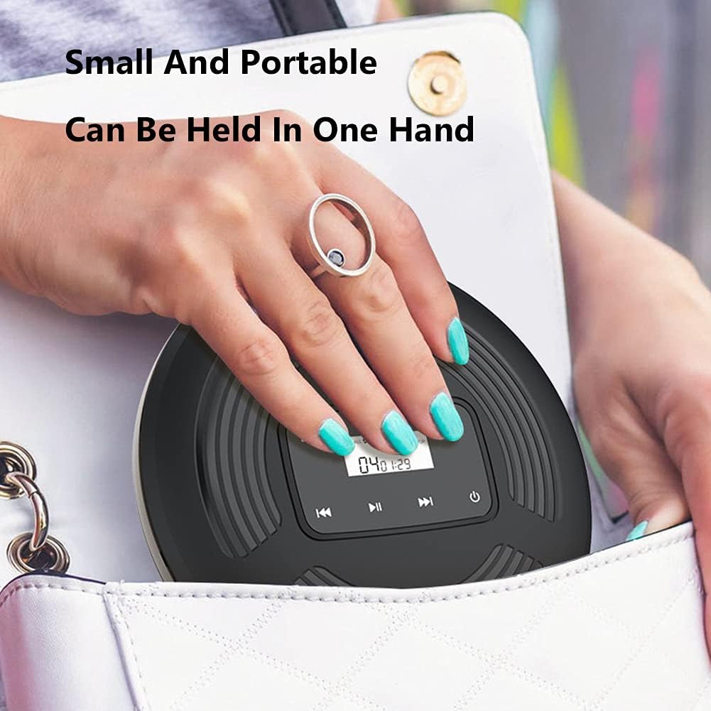 Portable CD Player Rechargeable Bluetooth FM Transmitter E997219