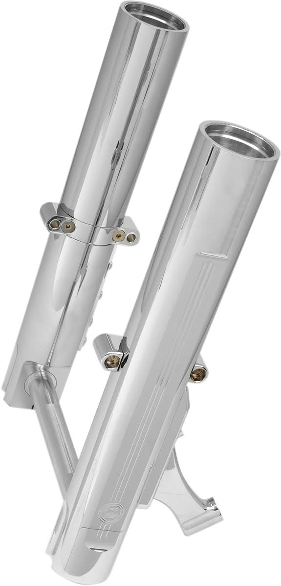 Chrome Fork Legs with Radial Mount Calipers U11385