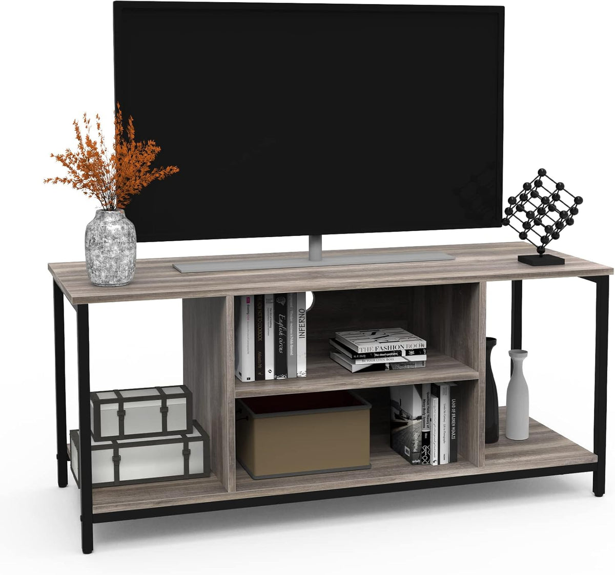 Gray 2 Tier TV Stand for 55 inch TV Y983