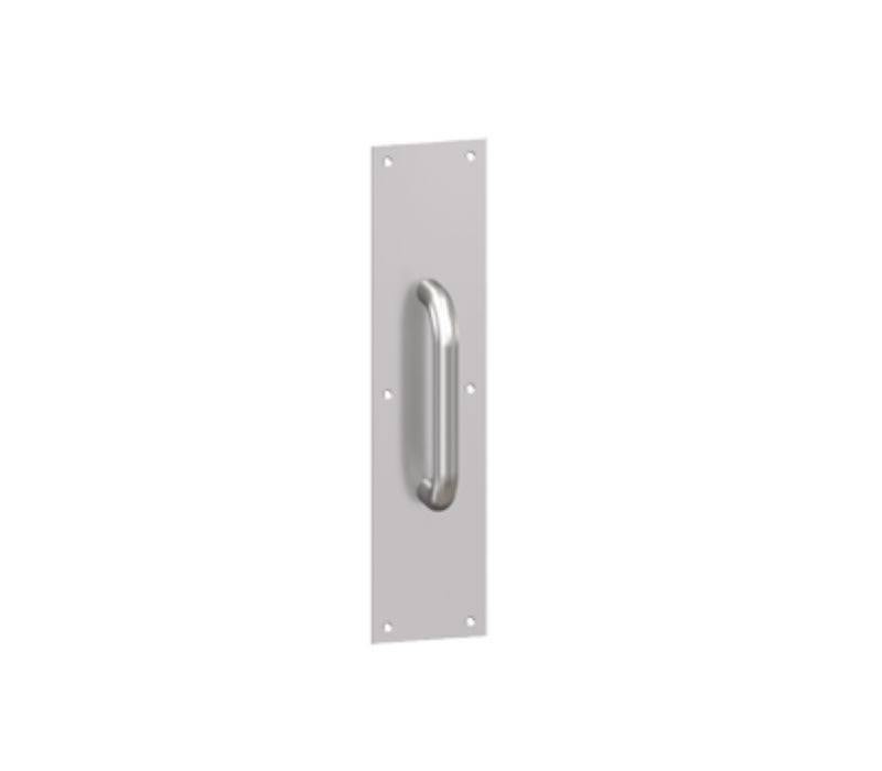 39g 4x16 Satin Bronze Clear Coated Pulls and Push Plates F8837
