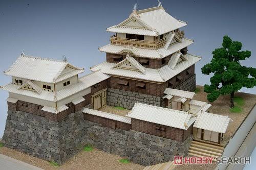 1/150 Matsuyama Castle Wooden Model Assembly Kit Z3827