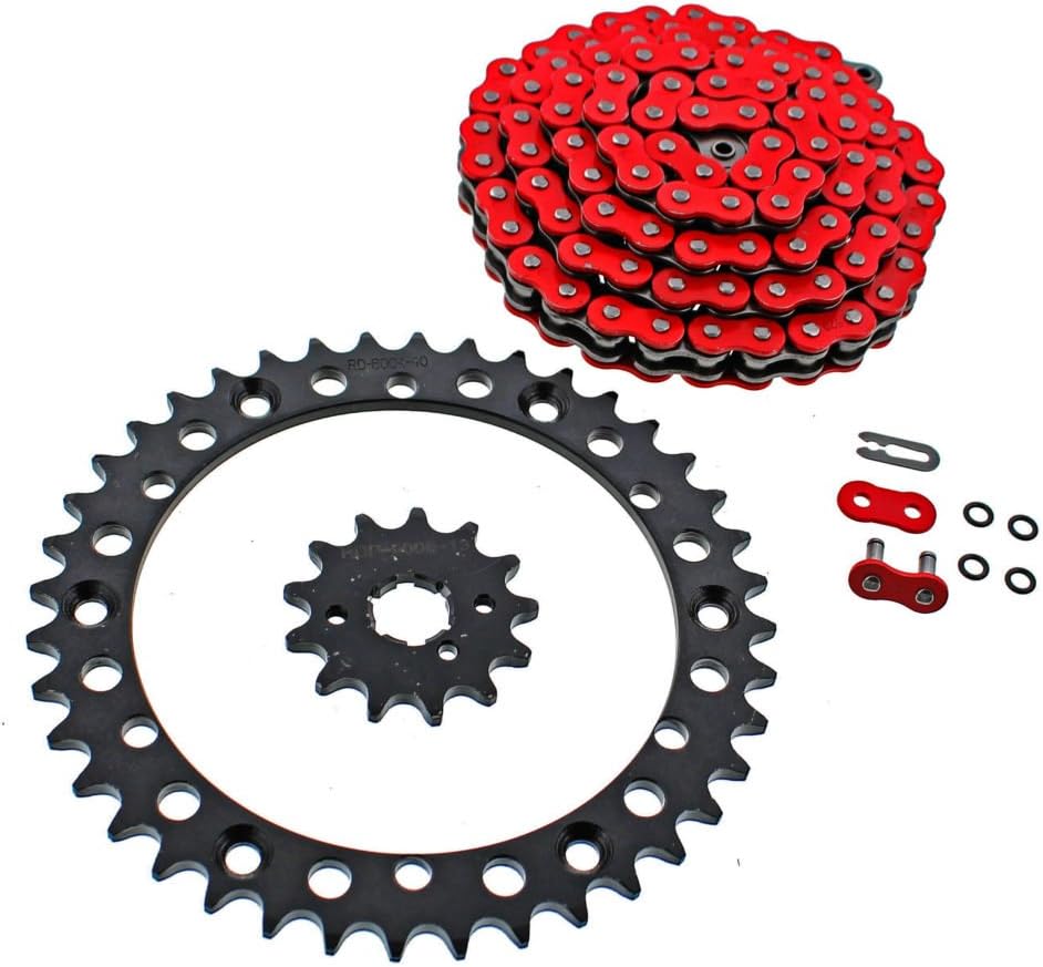 Red Chain & Black Sprocket 13/40 Pack of 2 D1397