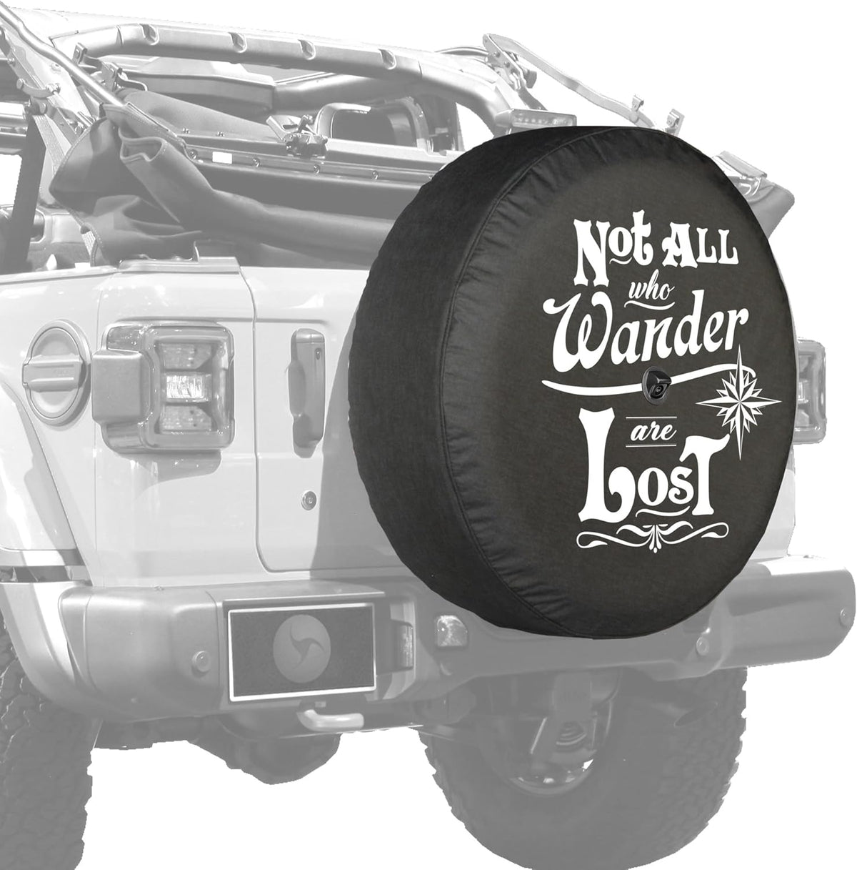 33 Soft Tire Cover for Jeep Wrangler JL with Back-up Camera A994