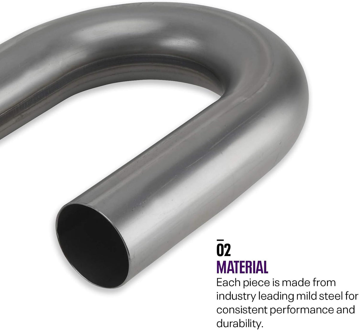 1-3/4 Inch Mild Steel Exhaust Pipe Pack of 2 T585047