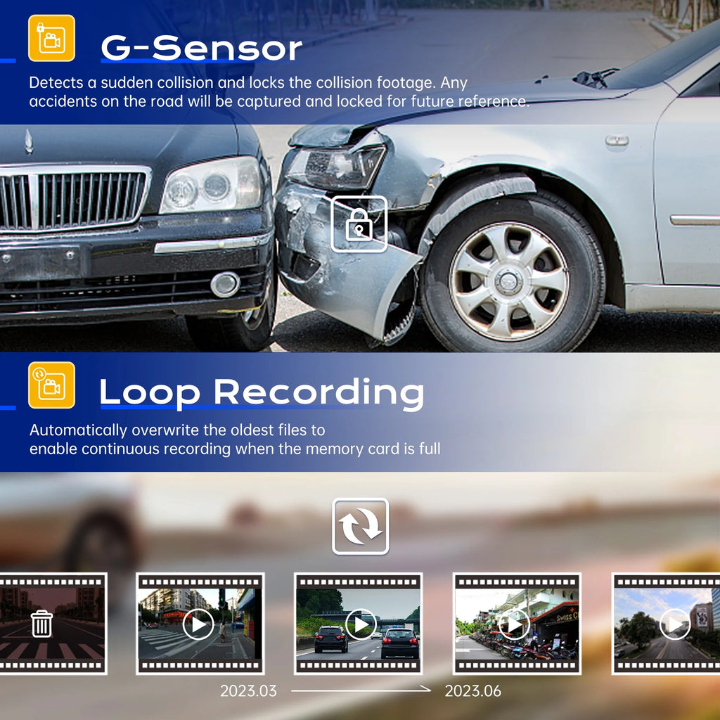 4K Dual Dash Cam with Night Vision Y115775
