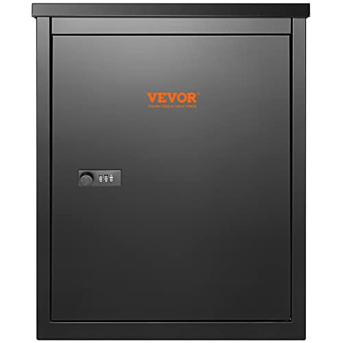Extra Large Galvanized Steel Lockable Parcel Drop Box K243637