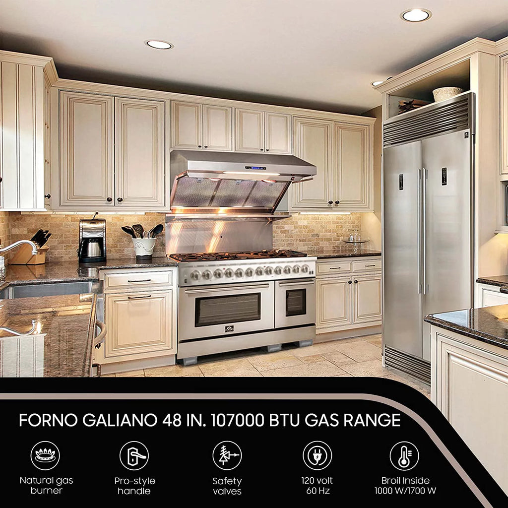 Gold Professional 48" Freestanding Gas Range E636532