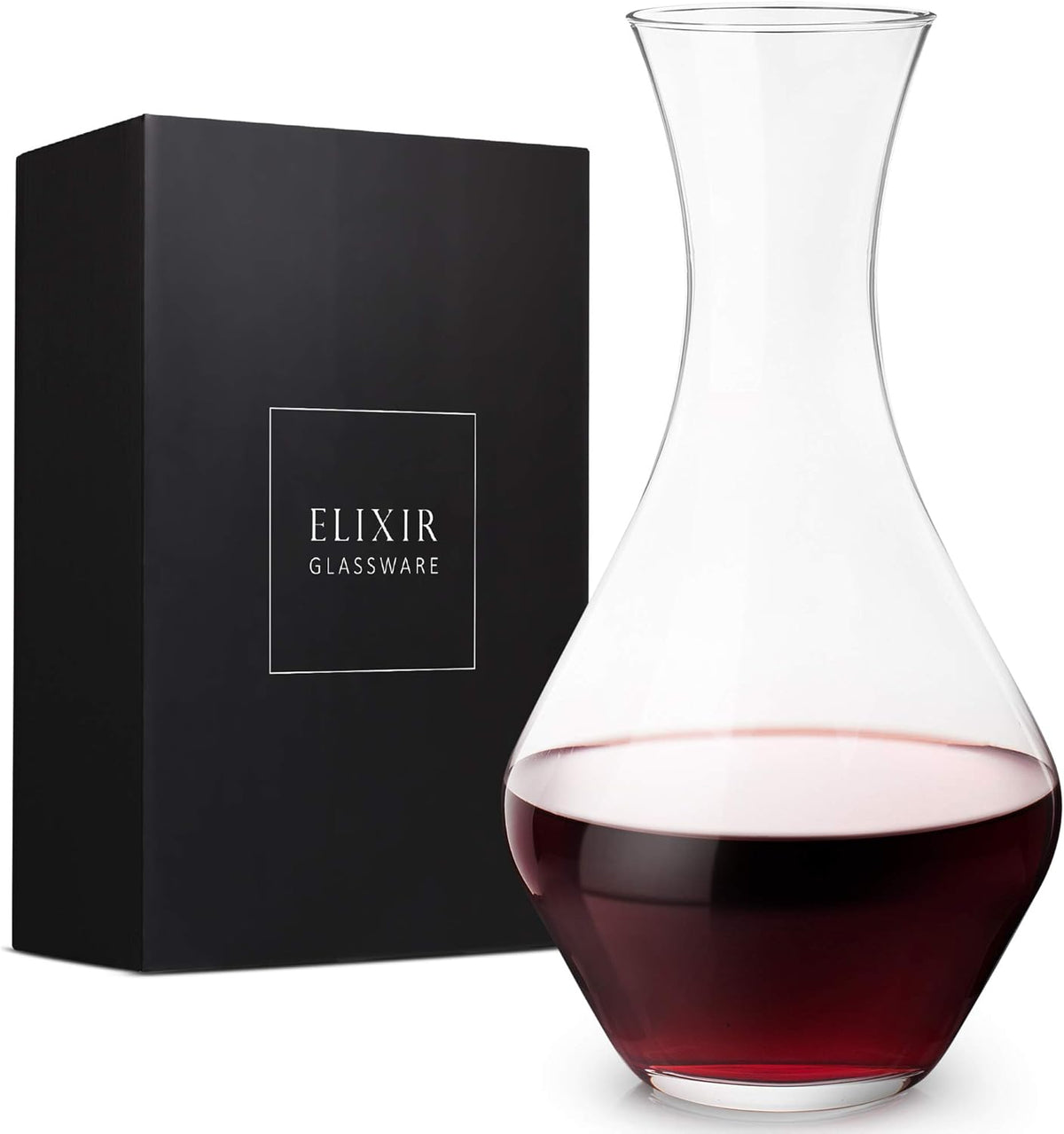 50oz Clear Glass Wine Decanter Carafe, Pack of 2 R1051