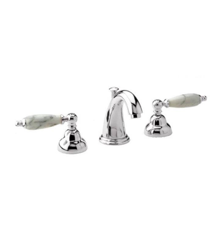 Black Marble Widespread Bathroom Sink Faucet with Handles F926927