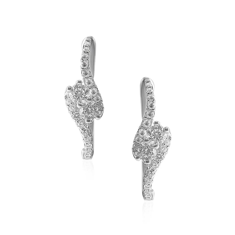 Interlocking Hoop Earrings F388312