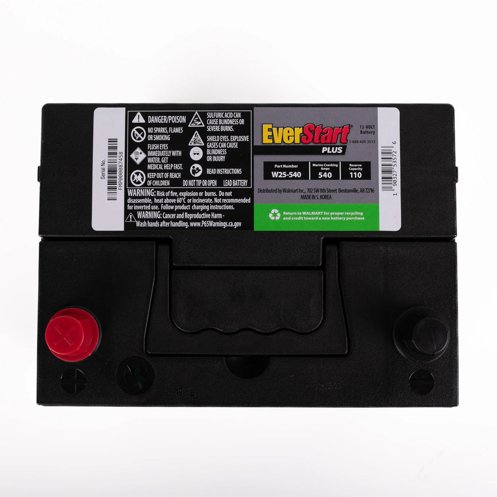 Lead Acid Automotive Battery Group Size 25 12 Volt 550 CCA R14300
