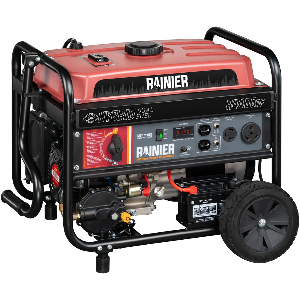 4400 Watt Dual Fuel Portable Generator with Electric Start I57004