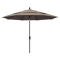 11' Aluminum Market Umbrella with Double Wind Vent N27622