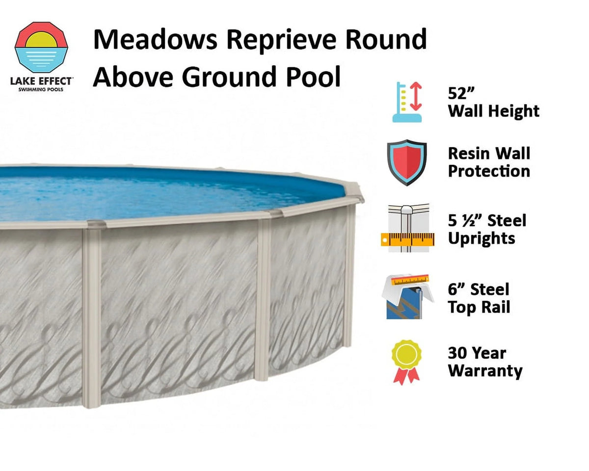 12' x 24' x 52 Oval Above-Ground Swimming Pool P20271