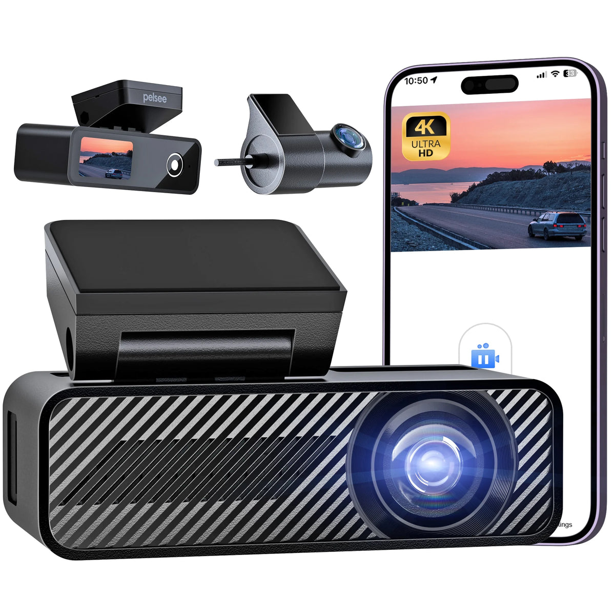 4K Dual Dash Cam with Night Vision Y115775