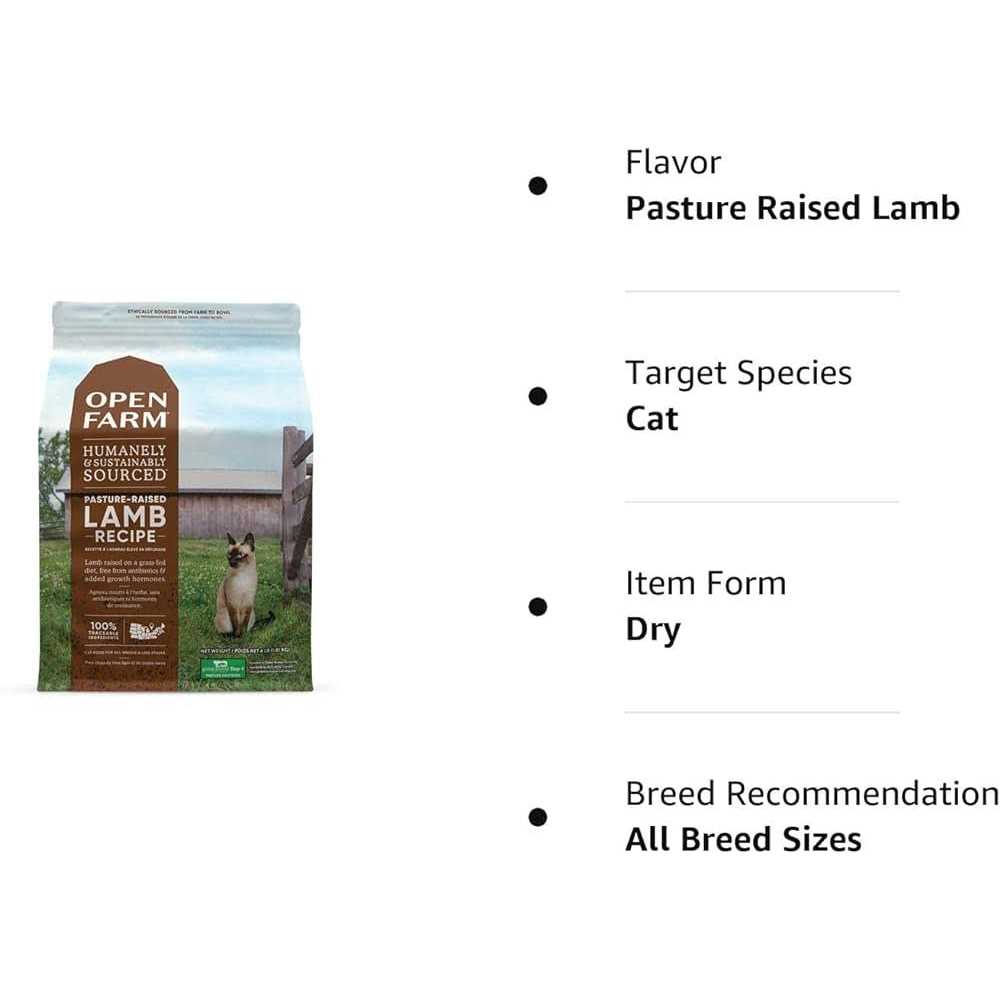 Grain Free Lamb Dry Cat Food A838