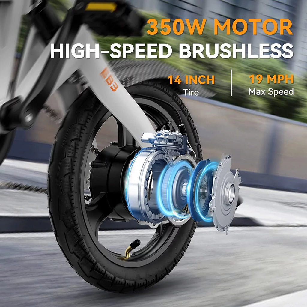14 Folding Electric Bike with 350W Motor N1452