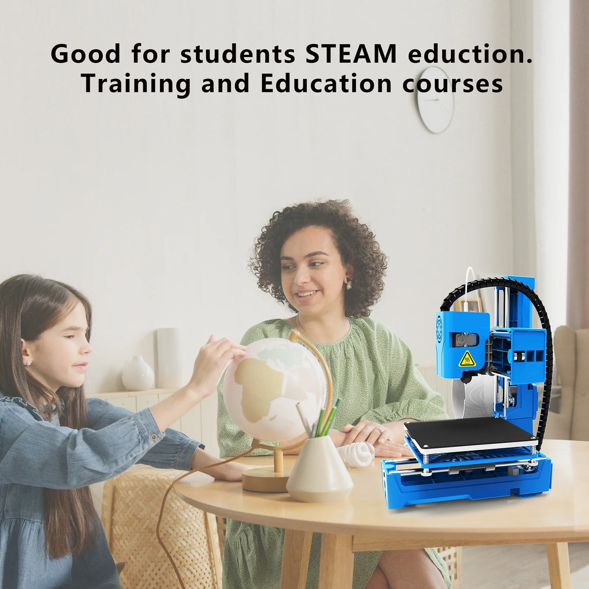 Mini 3D Printer 100x100x100mm Print Size J58119