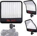 Foldable Flexible LED Light Panel Kit 5600K CRI95 On-Camera Lamp Daylight Splash-Proof W138116