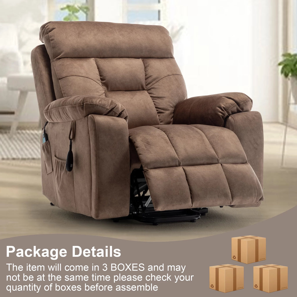 Power Lift Recliner Chair with Heat and Massage Q41213
