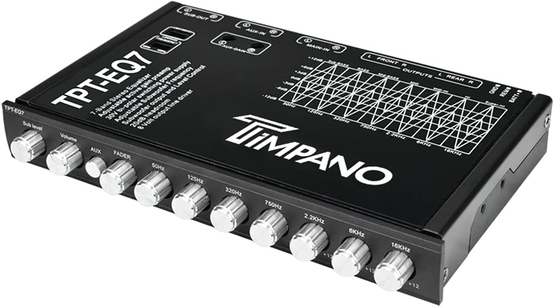 7 Band Car Audio Equalizer W4484