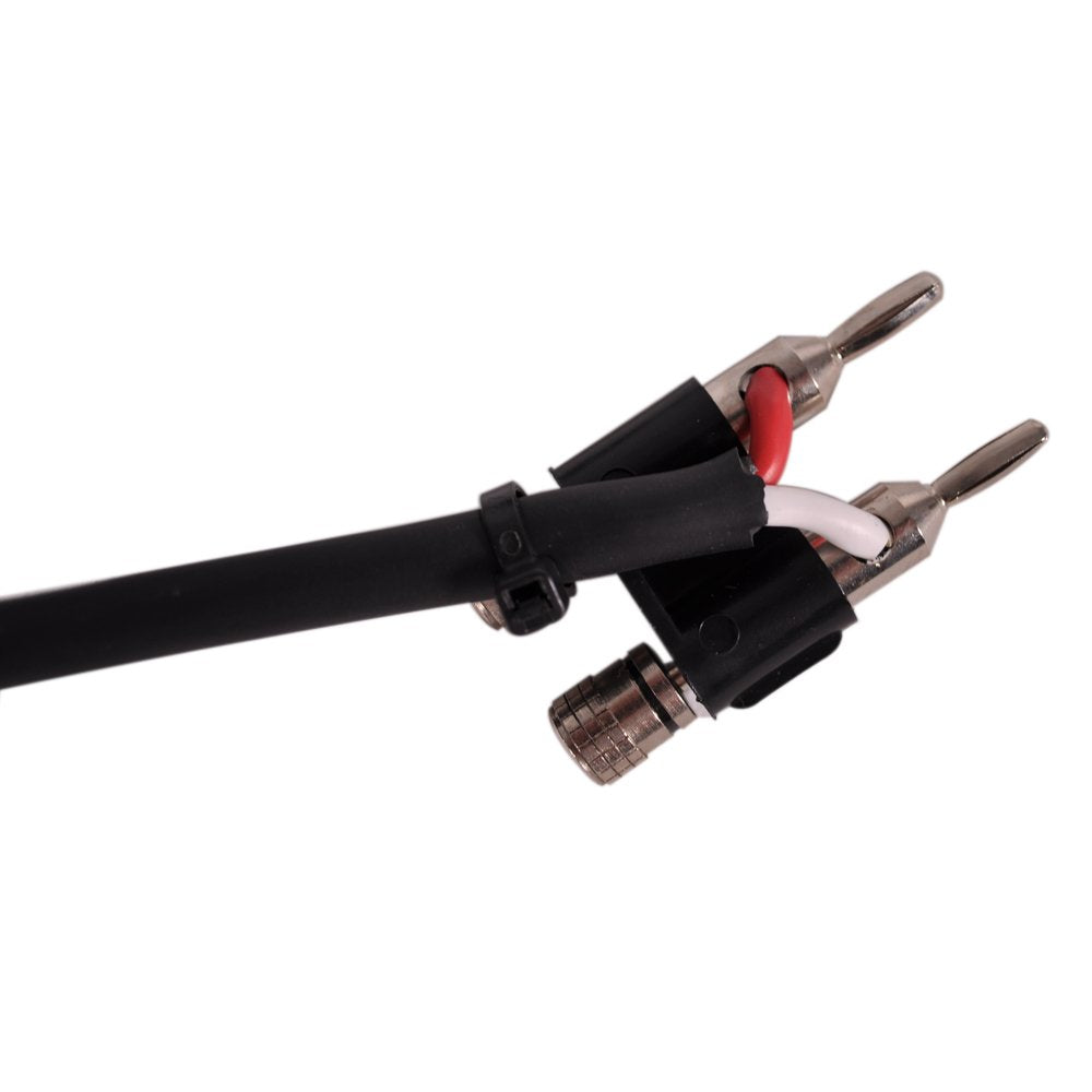 4 Pack 20 Foot 12 Gauge Speaker Cables F1916