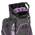 15 Way Full Length Divider Golf Push Cart Bag with Rain Cover E2014