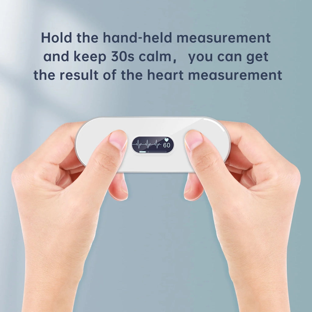 Handheld Bluetooth ECG Monitor with Screen Display G330