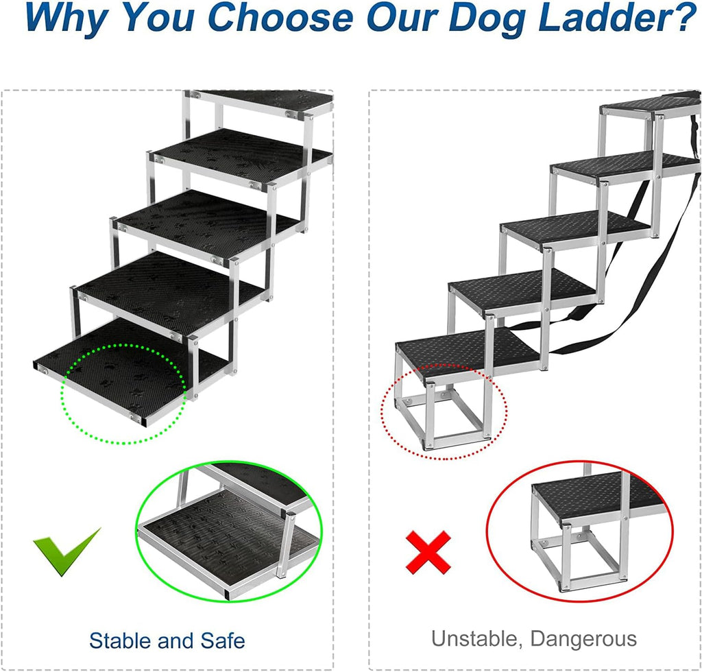 Folding Dog Ramp for Large Dogs with Non-Slip Surface W987439