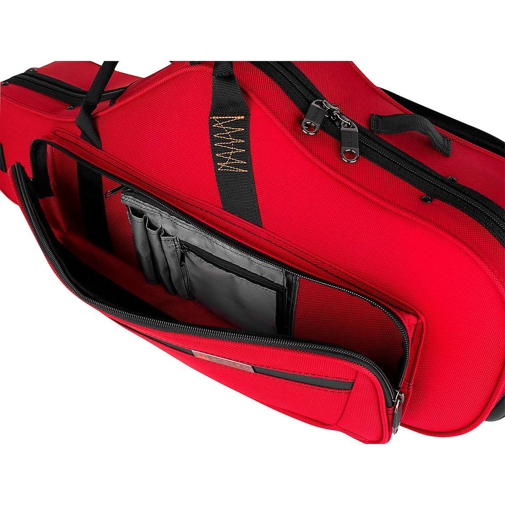 Red Contoured Alto Sax Case S7352