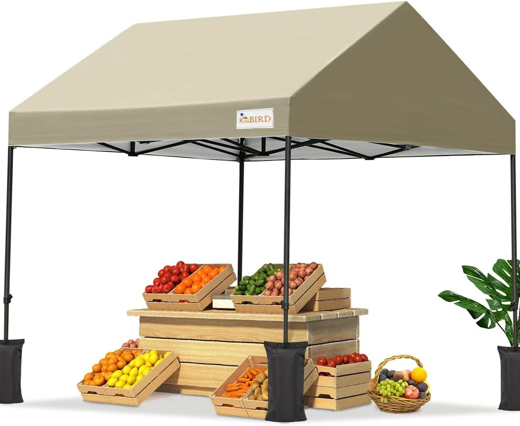 10'x10' Pop up Canopy Tent with 4 Sand Bags and Rolling Case H516