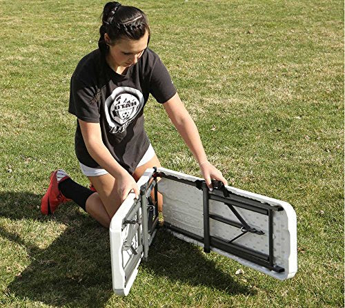 Portable Folding Bench White O83394