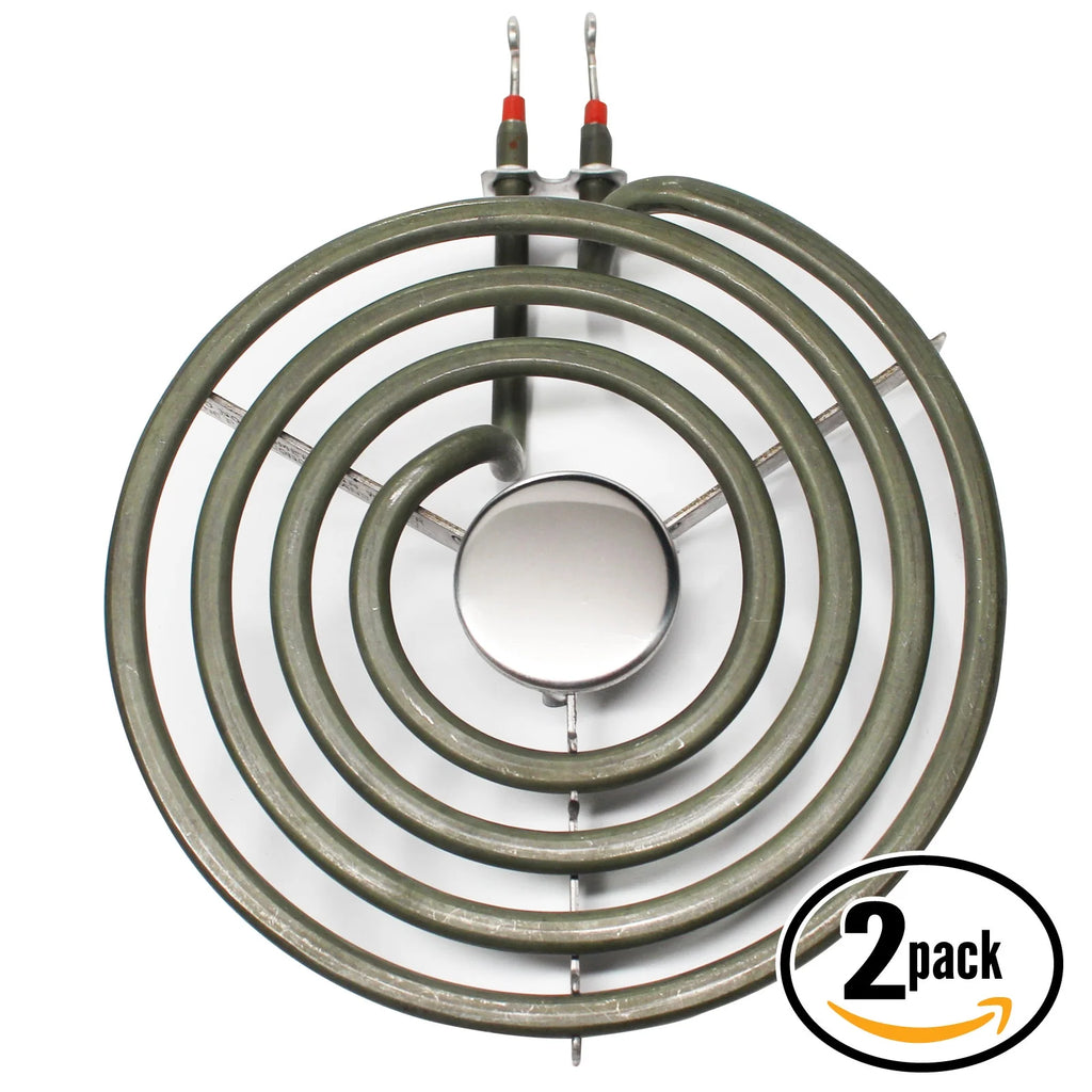 2-Pack Replacement 6 inch 4 Turns Surface Burner Element for Range, Stove & Cooktop Q779118