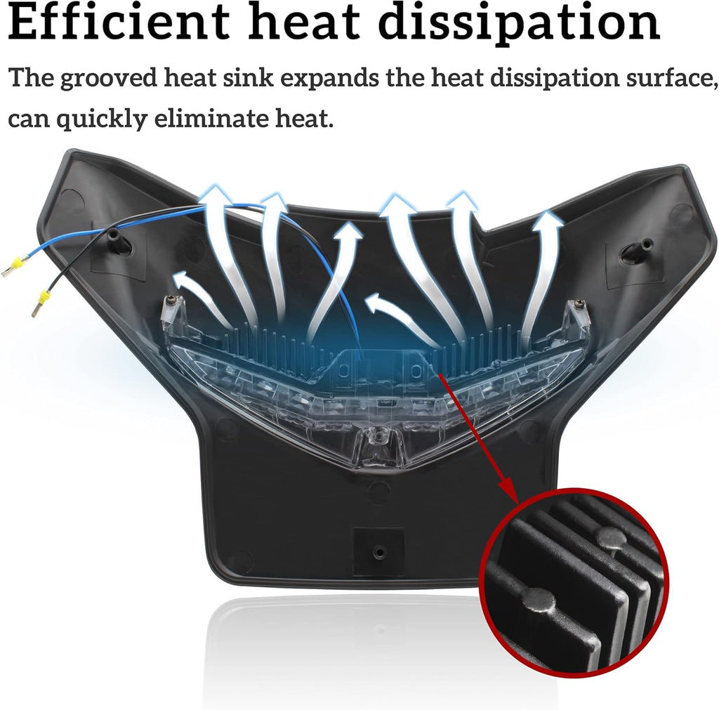 Black Hood Panel with Daytime Running Light for Can-Am Ryker V978