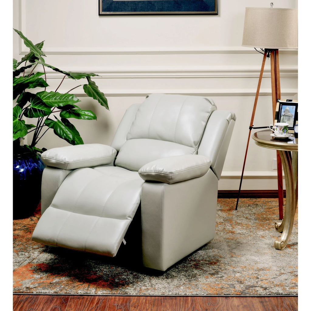 Leather Gel Glider Rocker Recliner A867