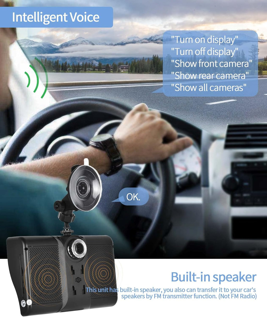 7" Bluetooth Car Stereo with Backup Camera J579932