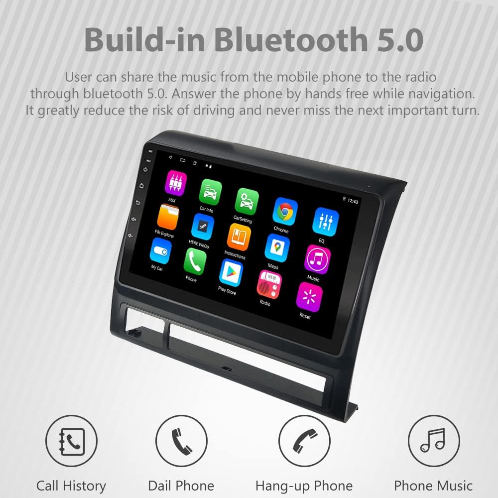 Android 11 Car Radio 9 inch Touch Screen Bluetooth USB Player F649675