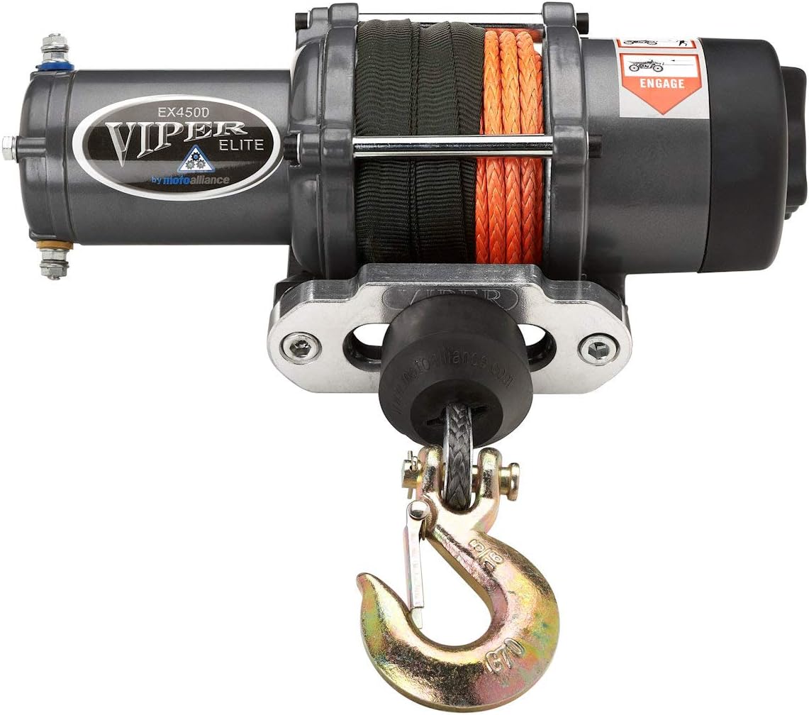 4500lb 40 feet Red Rope ATV/UTV Winch K69777