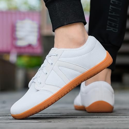Men's Mesh Lace-Up Flat Casual Sneakers F35420