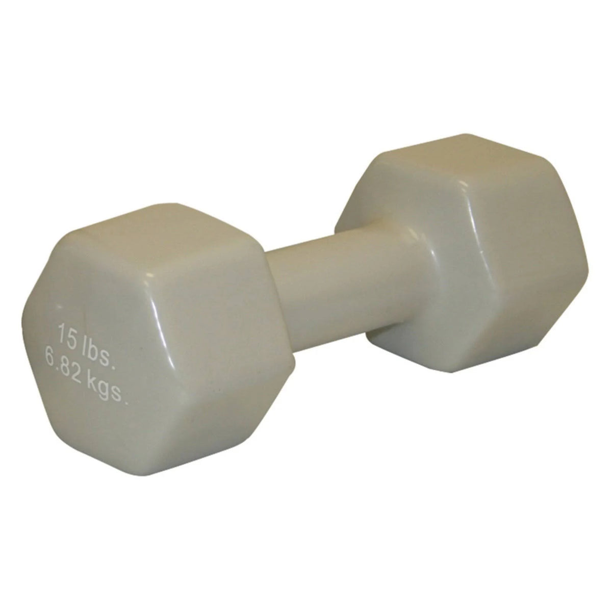 15 lb Silver Vinyl Dumbbell Pair V19904
