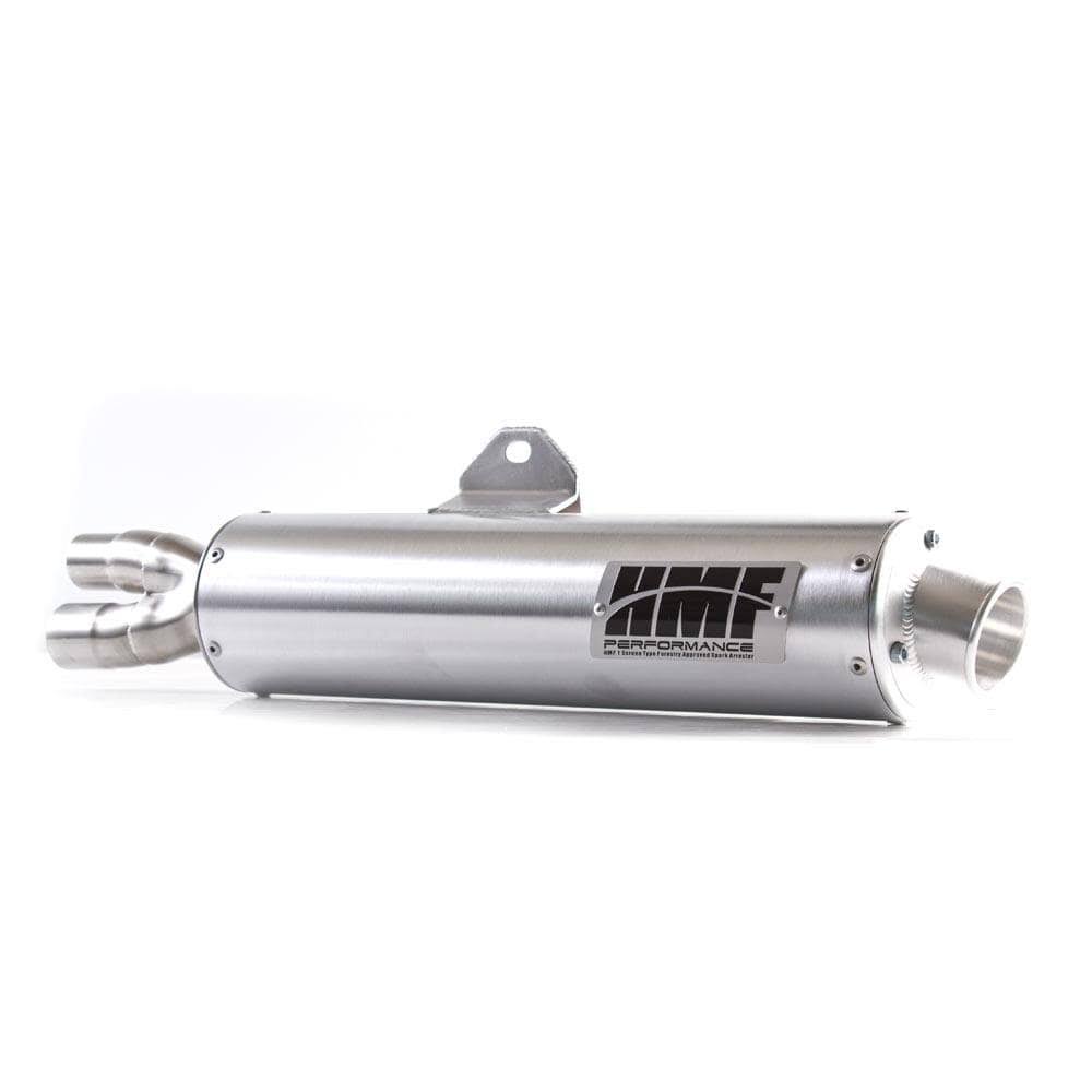 Red Slip On Exhaust with Turn-Down End Cap M342