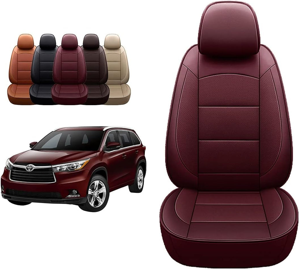 Black PU Leather Seat Cover for Highlander 40/60 Bench 2nd Row C1811
