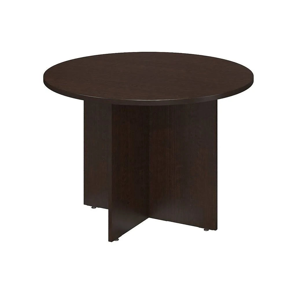 42W Round Conference Table with Wood Base R375745