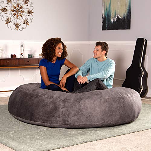 Charcoal Convertible Bean Bag Bed K63286