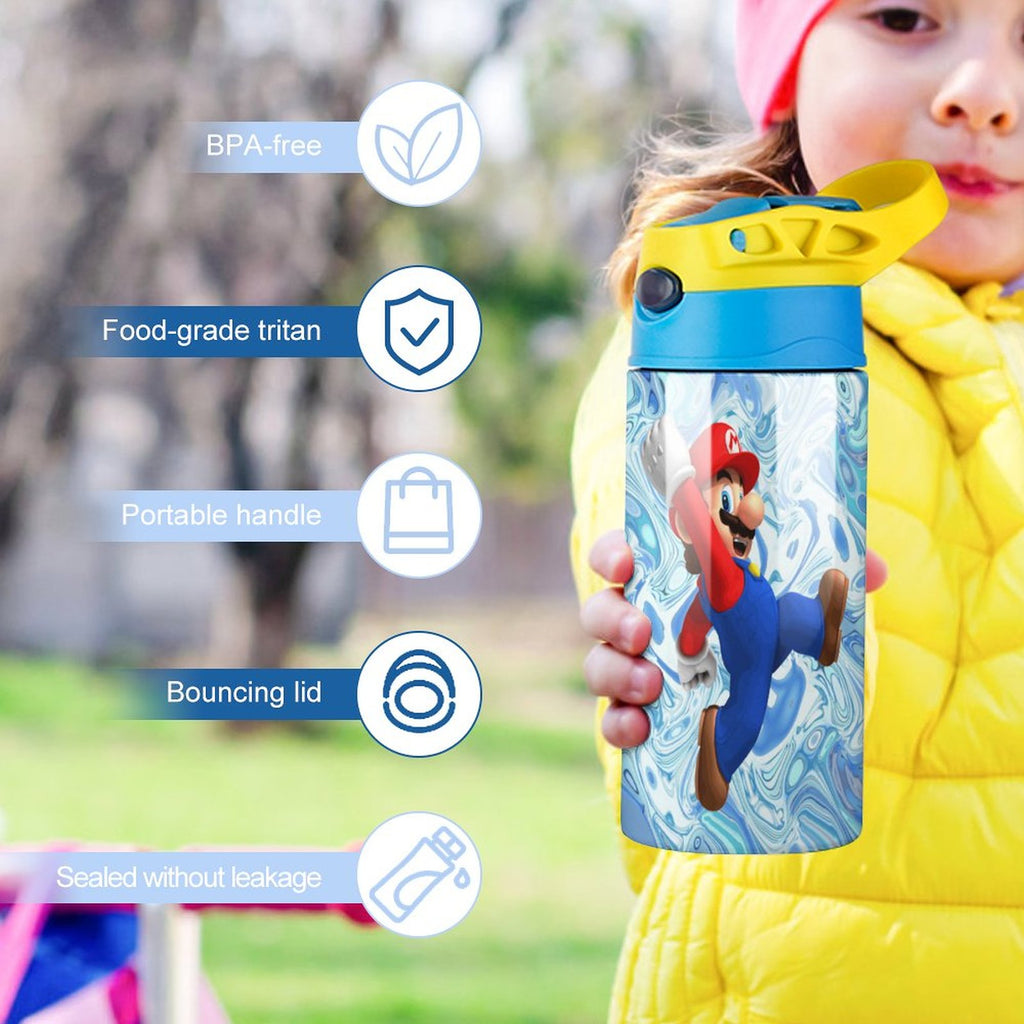 Insulated Stainless Steel Water Bottle With Straw S915