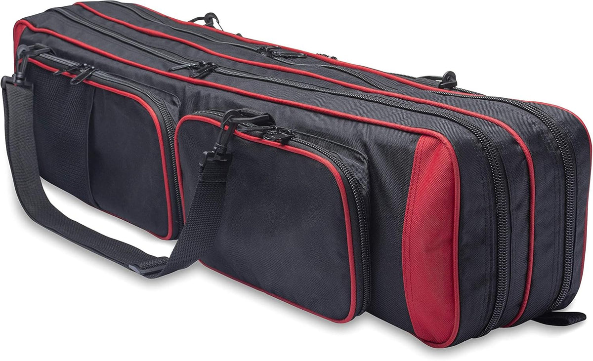 Red 36.5 Soft Case Fishing Rod and Tackle Bag H173